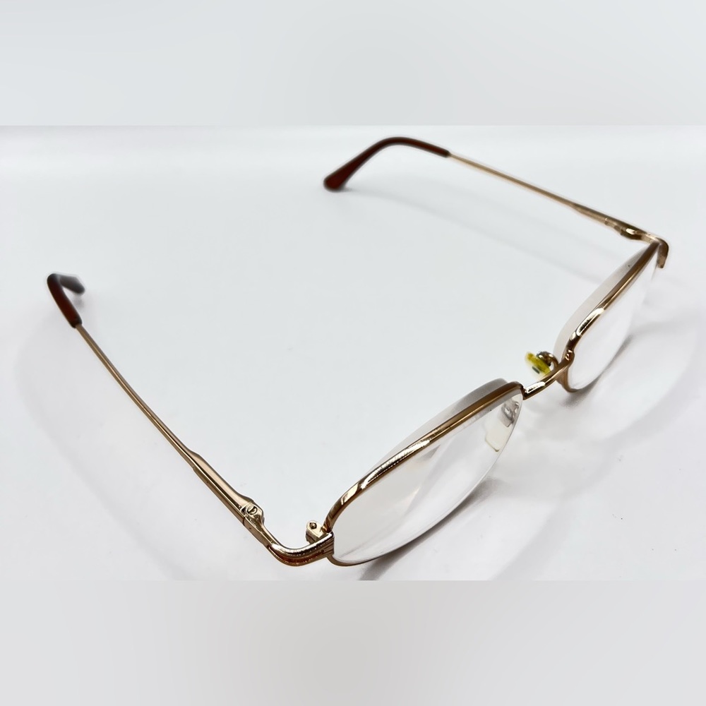 WM 0009 Gold Oval Sunglasses Frames Only